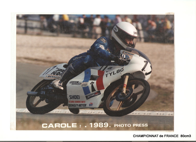 Championnat de France 80 cm3 1989 Circuit Carole